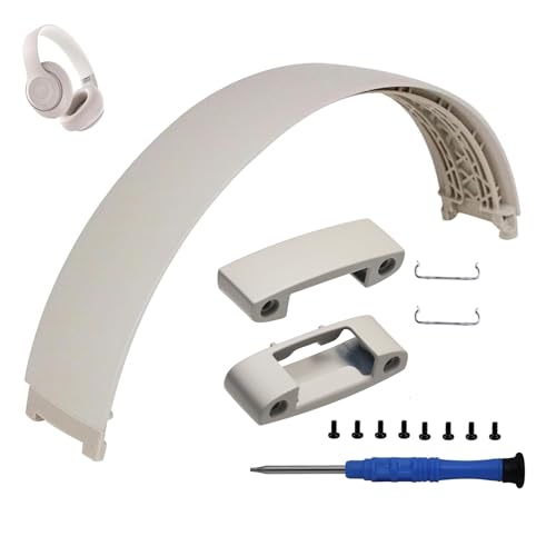 2 Sets Studio Pro Headband Replacement Parts & Replacement Hinge Compatible with Beats Studio Pro and Studio 3 Headphones, Studio Pro Replacement Headband Metal Repair Parts (Sandstone) - color: Sandstone