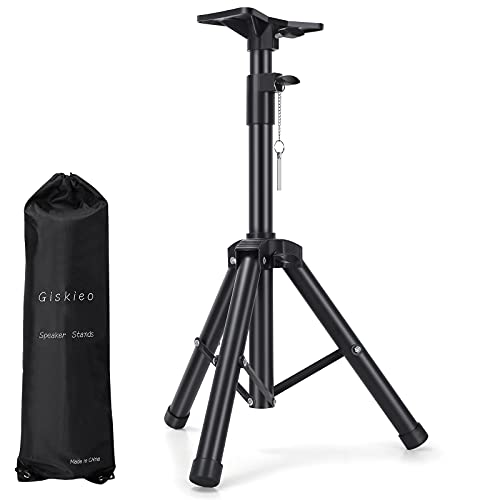 Heavy Duty PA & DJ Speaker Stand - Adjustable Height 30" to 44" Steel, Carry Bag