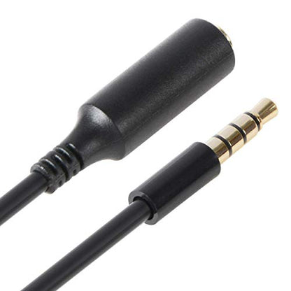 5-Pack AUX Headphone 3.5mm Extension Cable - Male to Female Extender Audio Auxiliary Jack Adapter Wire Cord Plug Connector for iPhone iPod iPad, Smartphone Tablet, Home Car Speaker System (3 INCH) - size: 5 Pack