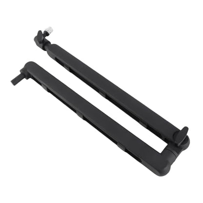 HUIOP Microphone Boom Arm Low Profile Adjustable Stick Microphone Arm Stand with Desk Mount Clamp Screw Adapter Cable Management Metal Mic Boom Arm for Podcast Streaming Gaming Studio