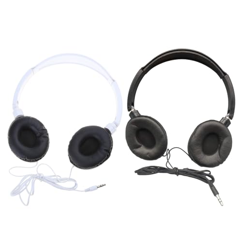 Wire Over Ear Headphones Studio Monitor & Mixing Stereos Headsets with 47inch Cable 3.5mm Plug for Mobile Isolation Headphones for Work