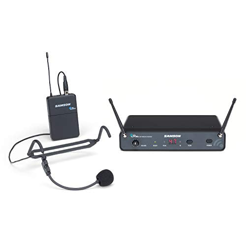 SAMSON Concert 88x 100-Channel Wireless UHF Headset Microphone mic - K Band - size: Concert 88x Headset, style: K Band: 470–494 MHz