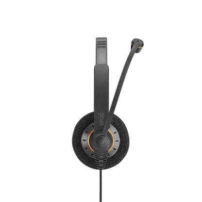 EPOS Sennheiser Consumer Audio SC 60 USB ML (504547) - Double-Sided Business Headset | For Skype for Business | with HD Sound, Noise-Cancelling Microphone, & USB Connector (Black)
