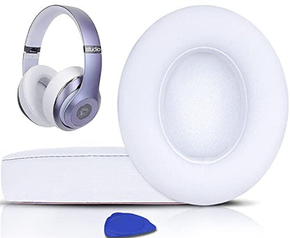 Earpads for Beats Studio 3 & Studio 2 Over-Ear Headphones - White | Do Not Fit Beats (Studio Pro, Monster Studio 1st, Solo On-Ear) - color: White