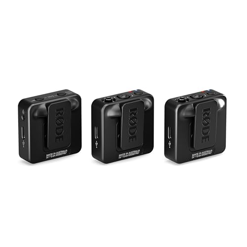 Rode Wireless GO III Dual-Channel Wireless Microphone System with 2X Rode Lavalier GO Professional Wearable Microphone