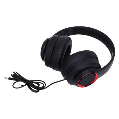 Over Ear Headphones, Foldable and Portable, with Memory Foam earcups, 3.5mm Headphone Jack, and deep bass,Suitable for Mobile Phones, Computers