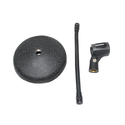 ProX T-MIC07 Gooseneck Desktop Microphone Stand With 6" Round Base
