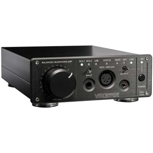 Violectric DHA V226 Headphone Amplifier/DAC | HeadphoneAmplifier / DAC, 4 powerful amps, 3500 mW, analogue stereo inputs, unbalanced via RCA, Made in Germany - color: DHA V226, size: DHA V226