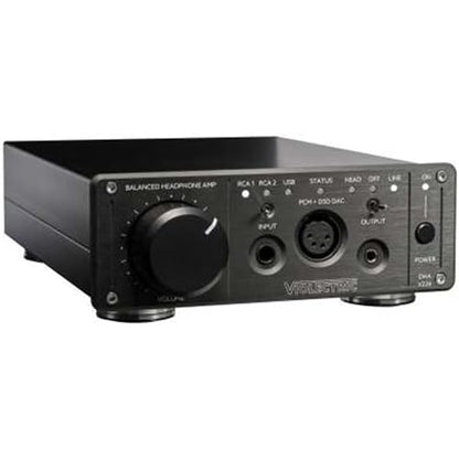 Violectric DHA V226 Headphone Amplifier/DAC | HeadphoneAmplifier / DAC, 4 powerful amps, 3500 mW, analogue stereo inputs, unbalanced via RCA, Made in Germany - color: DHA V226, size: DHA V226