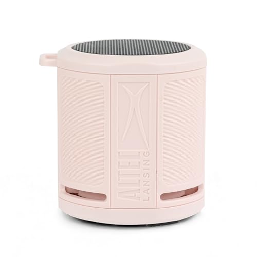 Altec Lansing HydraMicro - Waterproof Bluetooth Speaker, Lightweight & Portable Speaker for Travel & Outdoor Use, Petal Pink - color: Petal Pink, style: HydraMicro