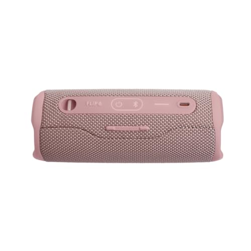 JBL Flip 6, Pink - Waterproof, Portable & Durable Bluetooth Speaker - Up to 12 Hours of Wireless Streaming - Includes Noise-Canceling Speakerphone, Voice Assistant Connect+ - color: Pink