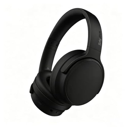 Srhythm NiceComfort 35(2nd Gen)Noise Cancelling Headphones 4-Speakers 40kHz | HD Sound,140 Hours' Ultra-long Playtime for Travel,Bluetooth 6.0,5 Microphones ENC,Transparency,Spatial Audio,Low Latency - color: Matte Black