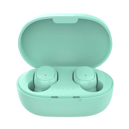Mini Bluetooth 5.1 Earbuds - HiFi Stereo Sound in-Ear Headphones with Noise Isolation for Gym/Running - color: Green