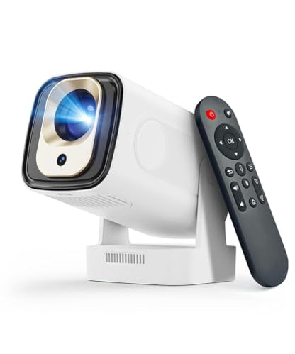 【Auto Focus&1080P】Magcubic Mini Smart Projector 4K Support, Built in Apps | Portable Projector with Wifi 6 and Bluetooth 5.4, Auto Keystone, 5W Speaker, Android 14, Voice Control, Home Movie Proyector