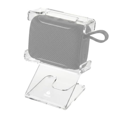 Desktop Speaker Stand Compatible with JBL Go 5/Go 4/Go 3 Speaker, Acrylic Speaker Holder Tabletop Stand Mount Anti-Slip Base Display Shelf, 1 Pack (Transparent) - color: Transparent