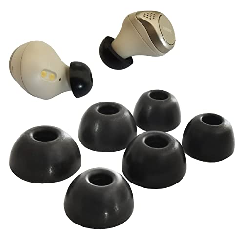 Memory Foam Ear Tips for Jabra Elite 75t/Active/ 7 Pro/Elite 3 Replacement