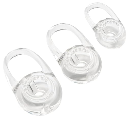 D & K Exclusives Earbuds Eargel Earhooks Replacement Earbuds Ear-Tips and Earhook 2 Small 2 Medium 2 Large and 2 Earhook