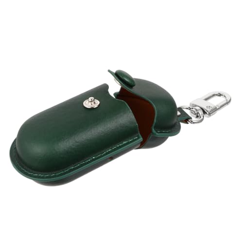 Generic Waterproof Earphone Holder Case for Earbuds 3i, Portable Headset Storage Bag with Scratch-Proof Cover, Anti-Lost Dustproof Protection for Travel and Camping, Dark Green