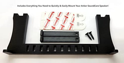 Wall Mount for Anker Soundcore Portable Bluetooth Speaker - No Drill!
