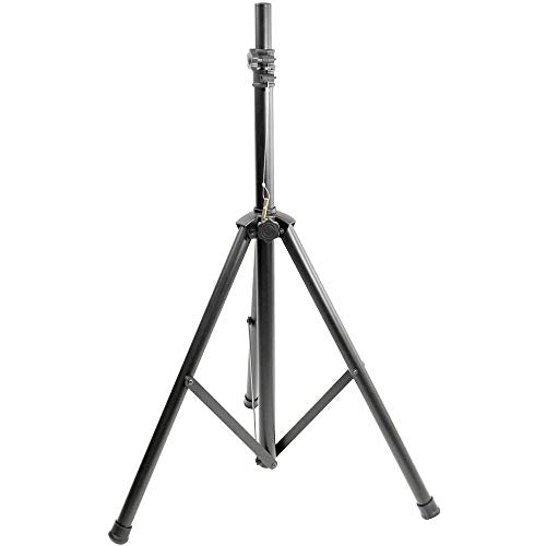 Pyle Universal Stand Kit-Height Adjustable 3.6’ -5.6’ Tall Sound Equipment Tripod Mount for Speakers w/ 35mm Insert-Home, Stage, Studio Use-(2), 21’ ft 1/4" Audio Cable (PMDK102)