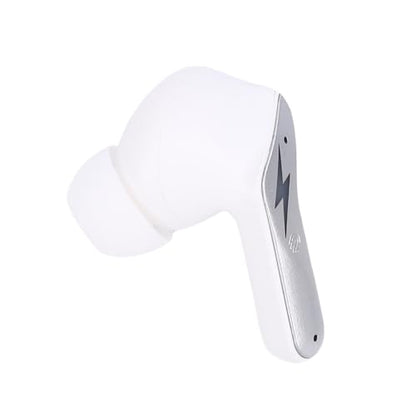 Low Latency Wireless Earbuds Dual Connection for Gaming Console Laptop Tablet IPX5 Water Proof Earphones (2.4GHz Adapter Included) (White) - color: White