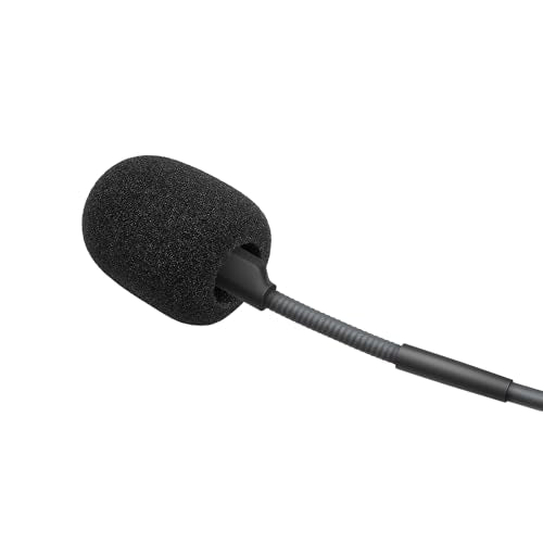 4 Pcs Mic Cover Compatible with Sennheiser HD 500 BAM Microphone, HMD300, HMD26, HME26, HMD27, HMDC27, HME27, HMD46, HME46, 556955 SPARE MICROPHONE BOOM, Replacement Foam Mic Windshields