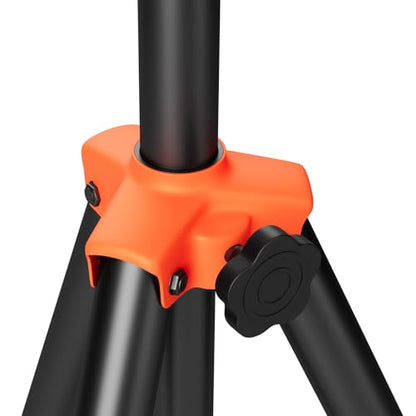 Speaker Stands Heavy Duty - Adjustable Height 50.5'' to 83.5'', Speaker Tripod Stand with Non-Slip Rubber Feet,144lbs Load Capacity for Stage/DJ/Party, Fits 1.38"&1.63" Speaker Poles (1-Pack)