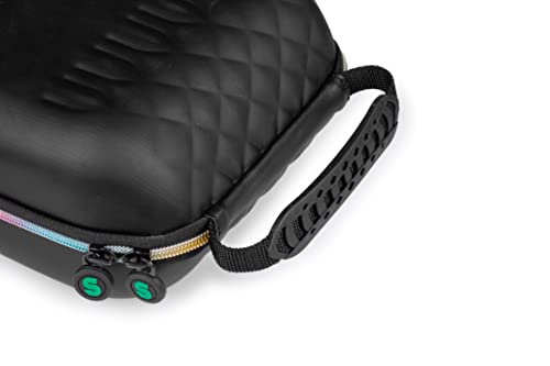 Slappa Gaming Headphone Case with Reinforced Carry Handle & RGB Styled Zipper; Fits Most Folding & Non-Folding Headsets (SL-GAMR-HP-RGB)