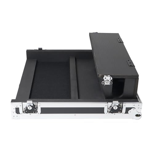 ProX XS-AHQU24DHW ATA Digital Audio Mixer Flight Case for Allen and Heath QU-24 Console with Doghouse compartment and Caster wheels