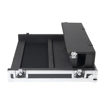 ProX XS-AHQU24DHW ATA Digital Audio Mixer Flight Case for Allen and Heath QU-24 Console with Doghouse compartment and Caster wheels