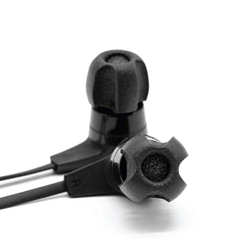 Comply Aware Pro SmartCore Memory Foam Replacement IEM Ear Tips, Black - size: Large, style: Vented