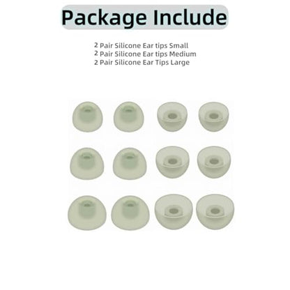 Galaxy Buds 2 Ear Tips Ultra Comfort Noise Cancelling Replacement - color: Green
