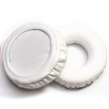 Soft Protein Leather Ear Pads for Pioneer HDJ CUE1 Cue One, HDJ500 DJ Headphone (White) - color: White