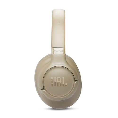 JBL Tune 730BT - Wireless Over-Ear Headphones - Beige | JBL Pure Bass Sound, Customize your sound with the JBL Headphones App, 2 beamforming mics for perfect calls - color: Beige