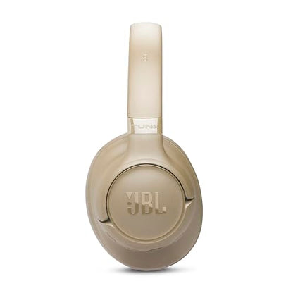 JBL Tune 730BT - Wireless Over-Ear Headphones - Beige | JBL Pure Bass Sound, Customize your sound with the JBL Headphones App, 2 beamforming mics for perfect calls - color: Beige