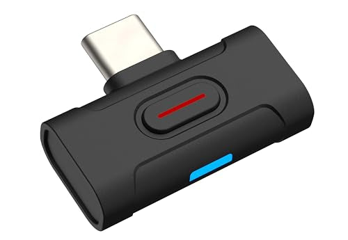 KGUSS xDuoo MX-C1 Hi-Res Bluetooth 5.4 Transmitter USB-C - Support SBC/aptX/aptX HD/aptX Adaptive/LE-AUDIO/LC3/aptx Lite, Low Latency Bluetooth Adapter for PC/Phone/Tablets/PS5/Switch
