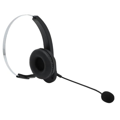 SUNGOOYUE Computer Headset with Noise Canceling Microphone, Wireless Headset for PC Phone, 5.4 for Stable Connection in Call Centers