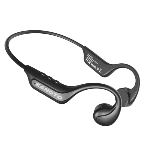 MONODEAL Bone Conduction Headphones Open Ear Bluetooth Running 10H