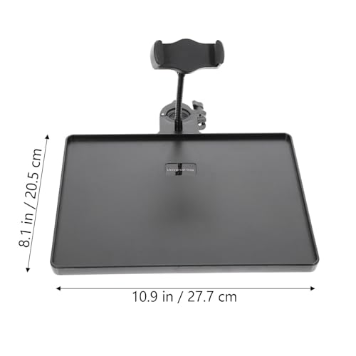 SUPVOX High Capacity Microphone Rack Stand Live Broadcast Shelf Clamp on Rack