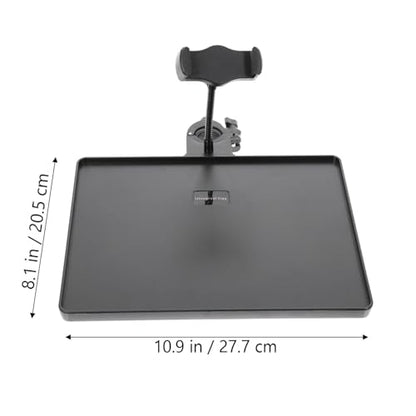 SUPVOX High Capacity Microphone Rack Stand Live Broadcast Shelf Clamp on Rack