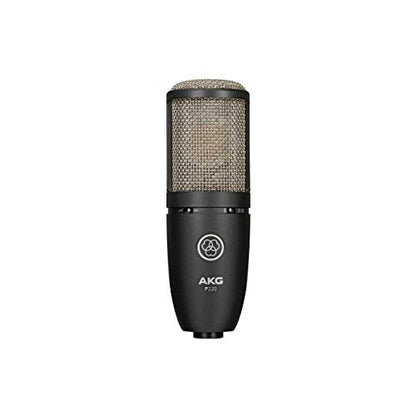 AKG Project Studio P220 Condenser Microphone - Bundle With Stand, Pop Filter, and XLR Cable