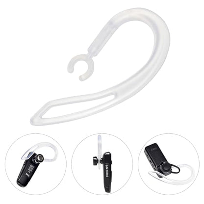 Replacement Ear Hook for Walkie Talkie Bluetooth Headset Black&Clear - color: Mix