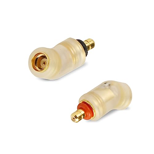 Westone Pro X10-X50 수 to MMCX 케이블용 어댑터, MACH10-80 또는 Linum BAX T2 헤드폰과 호환 가능, 무손실 사운드 품질, 헤드폰 컨버터 한 쌍, 투명 - color: 투명, size: mmcx
