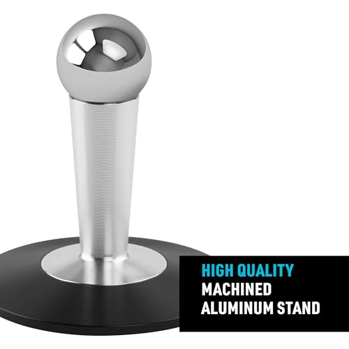 Nite Ize Steelie Pedestal Mount - Tabletop Stand Compatible with MagSafe iPhones & Tablets - Magnetic Desk Phone Mount - Phone Holder Accessories for Hands-Free Use & Adjustable Viewing