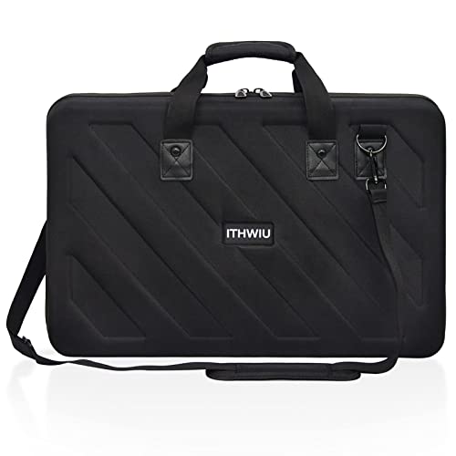 Hard Storage Carrying Case Lightweight Molded Portable | Fits for Pioneer DDJ-REV1, SR2/SR3, Denon MC4000 Numark NVII, Mixtrack Pro 3 NV Platinum - size: DDJ-REV1/SR2