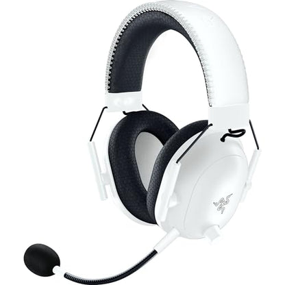 Razer BlackShark V2 Pro Wireless PlayStation Gaming Headset, White | 50mm Drivers, Super Wideband Mic, Noise Isolating Earcups, For PS5, Switch 2, PC, Mac, Bluetooth, USB, 70hr Battery - color: White, style: PlayStation