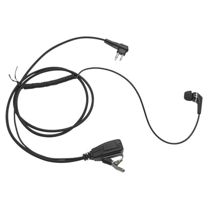 Pack of 4 2 Pin Walkie Talkie Earbuds Wired Ear Bud in-Ear Earpiece Headset for Motorola 2-pronged Radios cp200 cp185 cp100 cp040 dlr1060 cls1110