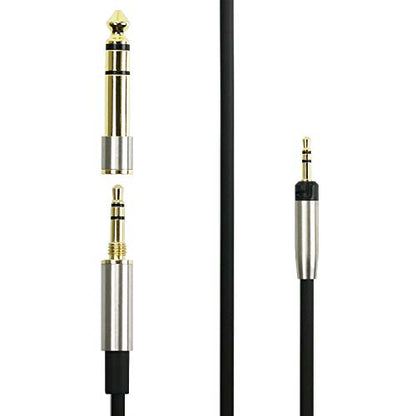 NewFantasia Replacement Audio Upgrade Cable Compatible with Sennheiser HD598, HD598Cs, HD560s, HD598SE, HD620S, HD400PRO, HD599, HD569, HD579, HD505 Headphones 1.5meters/4.9feet - size: 4.9 ft
