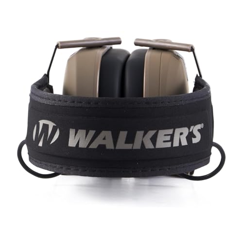 Walker's Razor Slim Electronic Earmuffs | Protective Case - color: Flat Dark Earth