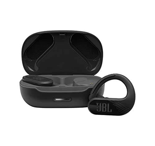 JBL Endurance Peak II - Waterproof True Wireless in-Ear Sport Headphones - Black, Small | JBL Pure Bass Sound, Up to 30 Hours of Playback 6 Hours in Buds24 hours in Case, IPX7 Sweatproof and Waterproof - color: Black